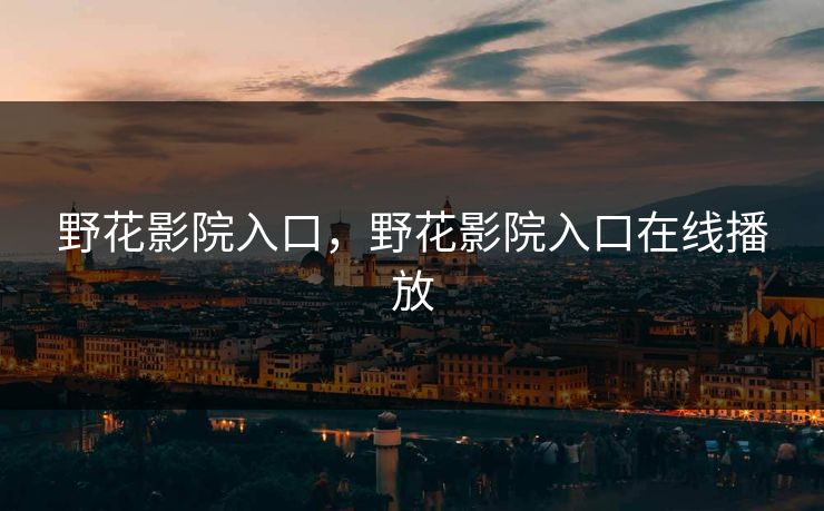 野花影院入口，野花影院入口在线播放